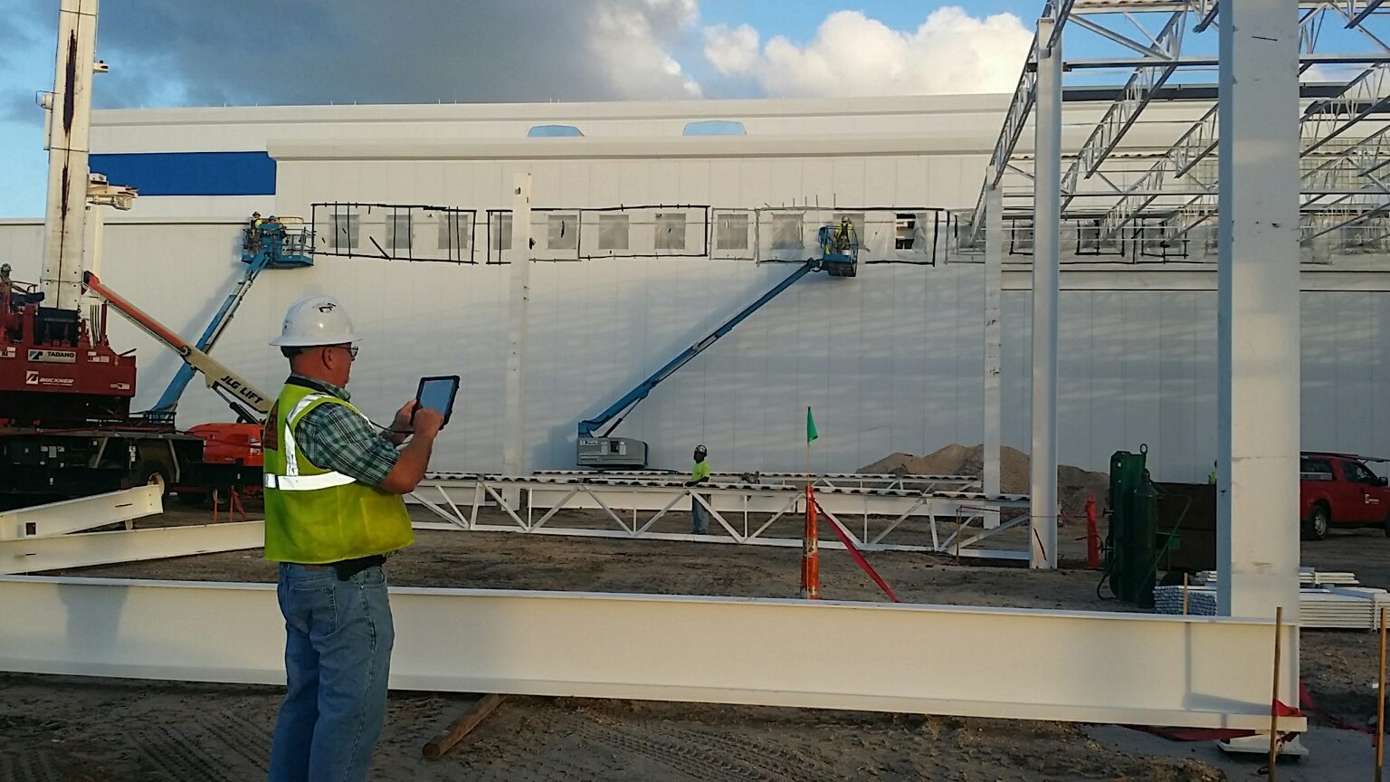 safety inspection with iPad